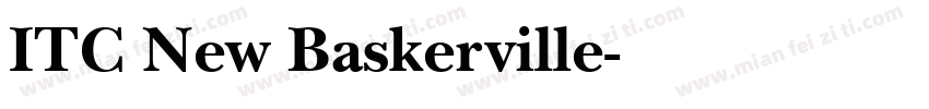 ITC New Baskerville字体转换